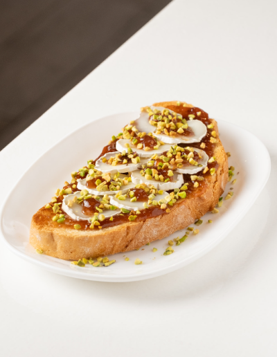 Tosta de queso cabra