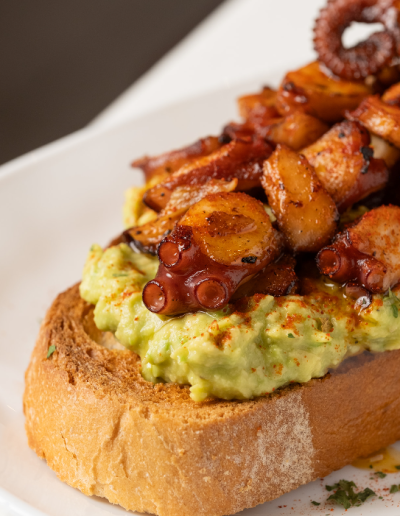 Tosta de pulpo